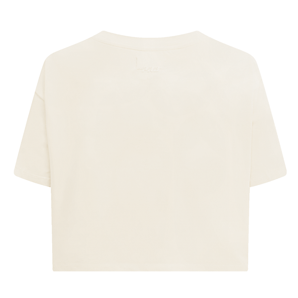 NBA DENVER NUGGETS NEUTRAL WOMEN'S BOXY TEE (EGGSHELL)