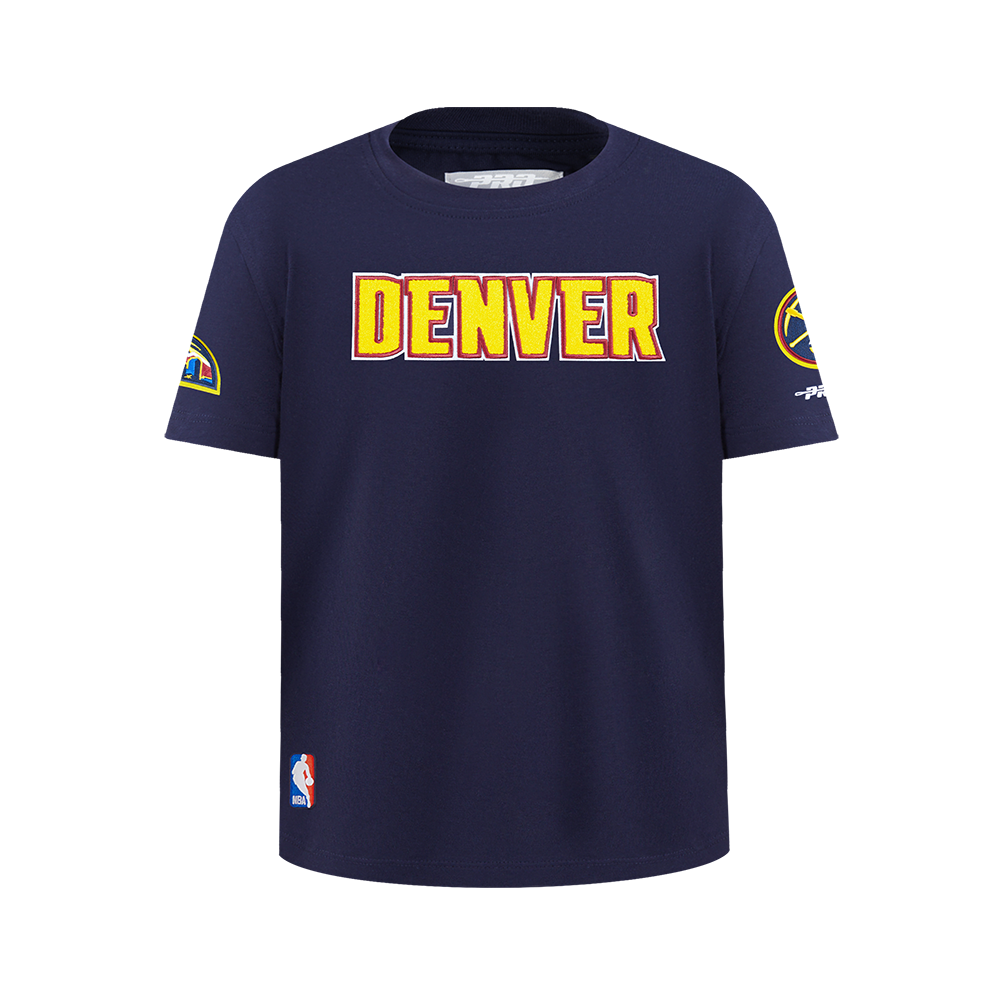 NBA DENVER NUGGETS CLASSIC BIG BOY'S SJ TEE (MIDNIGHT NAVY)