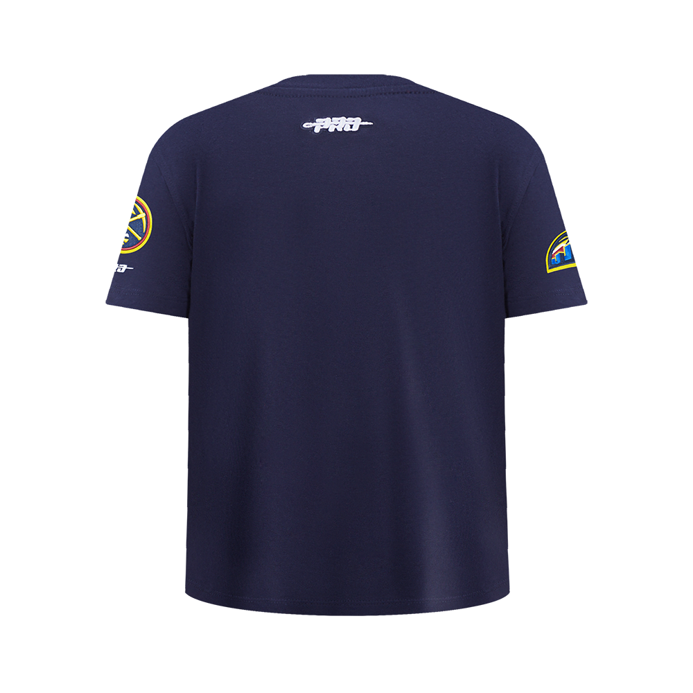 NBA DENVER NUGGETS CLASSIC BIG BOY'S SJ TEE (MIDNIGHT NAVY)