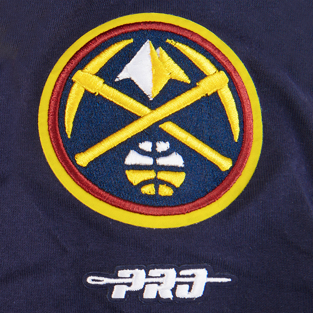 NBA DENVER NUGGETS CLASSIC BIG BOY'S SJ TEE (MIDNIGHT NAVY)