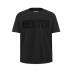 NBA DENVER NUGGETS TRIPLE BLACK BIG BOY'S SS TEE (BLACK)