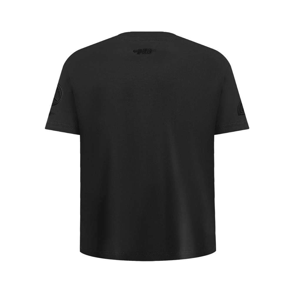 NBA DENVER NUGGETS TRIPLE BLACK BIG BOY'S SS TEE (BLACK)