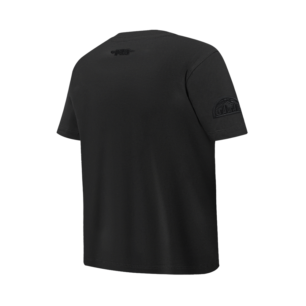 NBA DENVER NUGGETS TRIPLE BLACK BIG BOY'S SS TEE (BLACK)