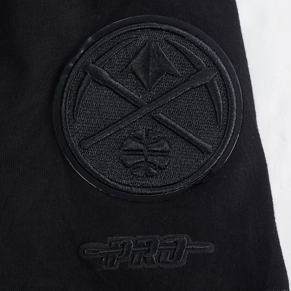 NBA DENVER NUGGETS TRIPLE BLACK BIG BOY'S SS TEE (BLACK)
