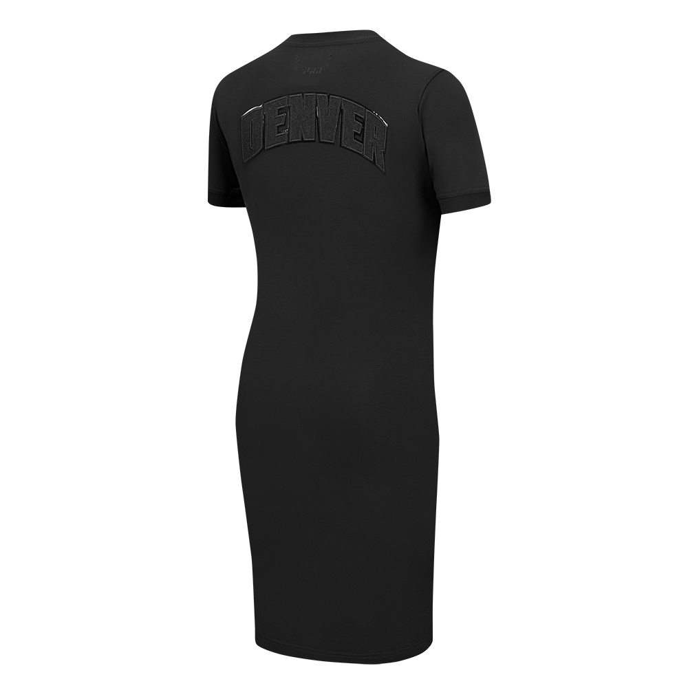 NBA DENVER NUGGETS TRIPLE BLACK ROBE MOULANTE POUR FEMME (TRIPLE NOIR FEMME)