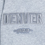 NBA DENVER NUGGETS NEUTRAL CHANDAIL À COL ROND EN MOLLETON POUR GARÇON JUNIOR (GRIS CHINÉ FONCÉ)