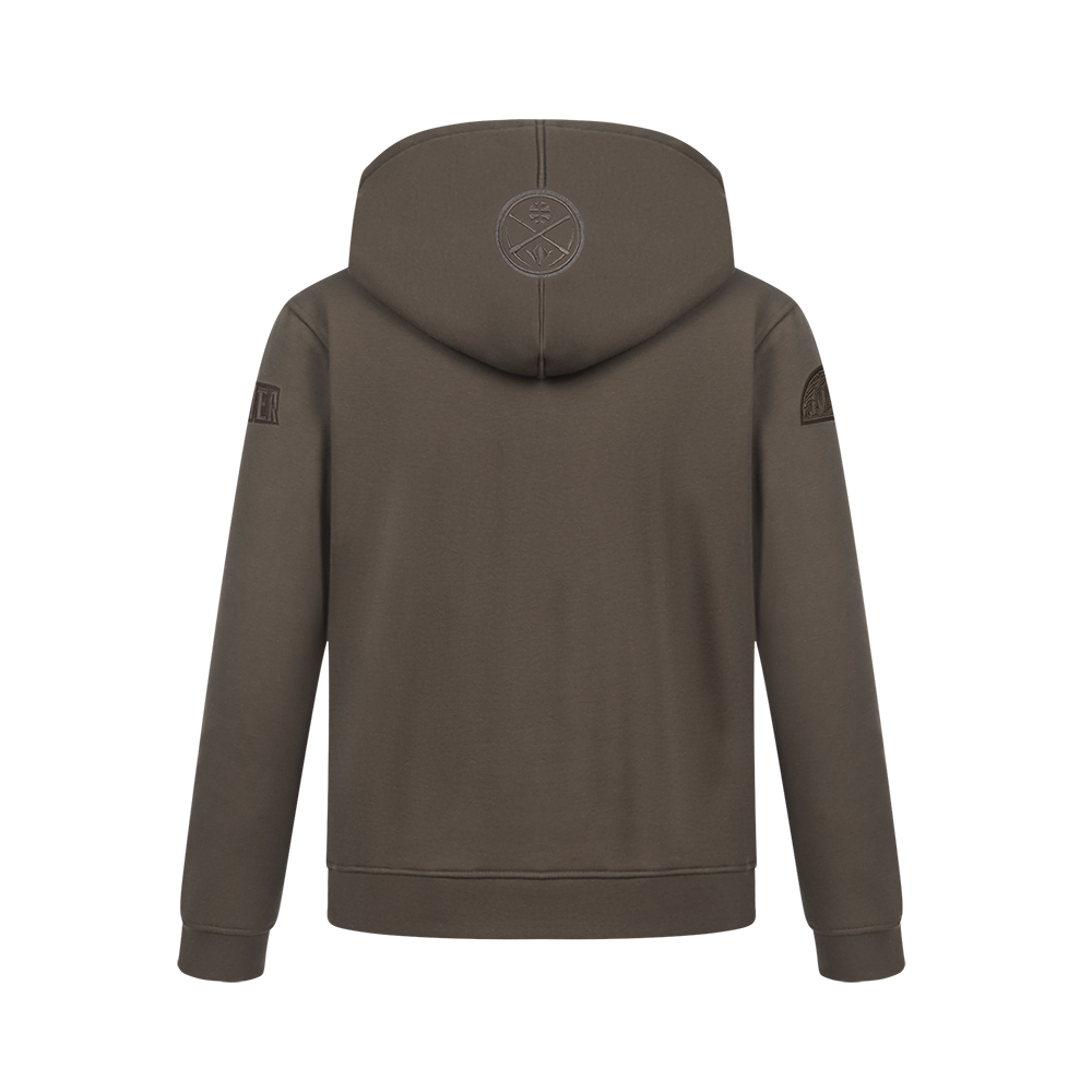 NBA DENVER NUGGETS NEUTRAL BIG BOY'S FLC PO HOODIE (DARK TAUPE)