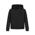 NBA DENVER NUGGETS CLASSIC 3BK BIG BOY'S FULL ZIP HOODIE (BLACK)