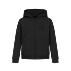 NBA DENVER NUGGETS CLASSIC 3BK BIG BOY'S FULL ZIP HOODIE (BLACK)