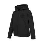 NBA DENVER NUGGETS CLASSIC 3BK BIG BOY'S FULL ZIP HOODIE (BLACK)