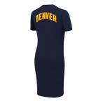 NBA DENVER NUGGETS CLASSIC ROBE MOULANTE POUR FEMME (MARINE MINUIT)