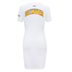 NBA DENVER NUGGETS CLASSIC ROBE MOULANTE POUR FEMME (BLANC)