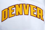 NBA DENVER NUGGETS CLASSIC ROBE MOULANTE POUR FEMME (BLANC)