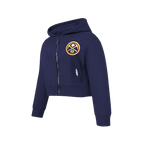 NBA DENVER NUGGETS CLASSIC BIG GIRL'S FLC FZ HOODIE (MIDNIGHT NAVY)