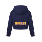 NBA DENVER NUGGETS CLASSIC BIG GIRL'S FLC FZ HOODIE (MIDNIGHT NAVY)