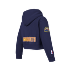 NBA DENVER NUGGETS CLASSIC BIG GIRL'S FLC FZ HOODIE (MIDNIGHT NAVY)