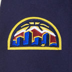 NBA DENVER NUGGETS CLASSIC BIG GIRL'S FLC FZ HOODIE (MIDNIGHT NAVY)