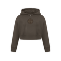 NBA DENVER NUGGETS NEUTRAL BIG GIRL'S FLC CREWNECK (DARK TAUPE)