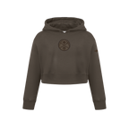 NBA DENVER NUGGETS NEUTRAL BIG GIRL'S FLC CREWNECK (DARK TAUPE)
