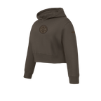 NBA DENVER NUGGETS NEUTRAL BIG GIRL'S FLC CREWNECK (DARK TAUPE)
