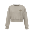 NBA DENVER NUGGETS NEUTRAL BIG GIRL'S FLC CREWNECK (TAUPE)