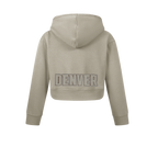 NBA DENVER NUGGETS NEUTRAL CHANDAIL À CAPUCHON EN MOLLETON POUR FILLE JUNIOR (TAUPE)