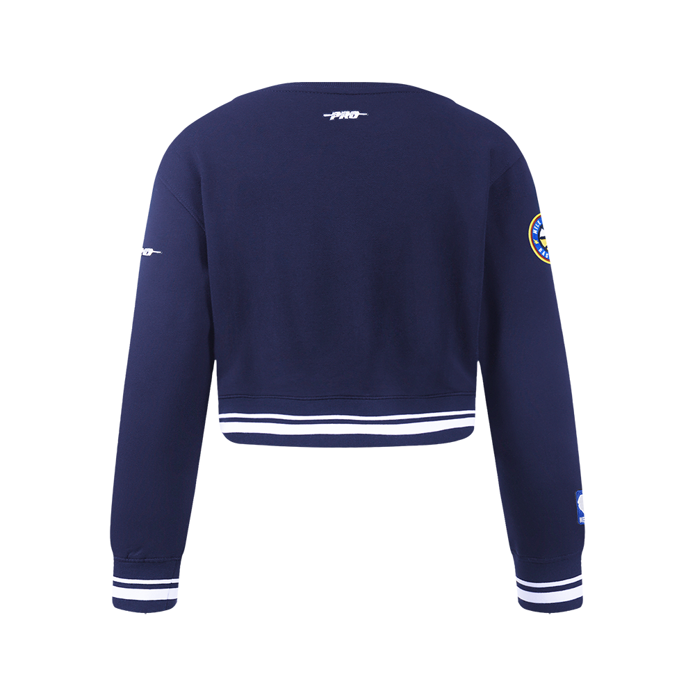 NBA DENVER NUGGETS RETRO CLASSIC CHANDAIL À COL ROND EN MOLLETON CÔTELÉ POUR FILLE JUNIOR (MARINE MINUIT)