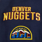 NBA DENVER NUGGETS RETRO CLASSIC BIG GIRL'S RIB FLC PO HOODIE (MIDNIGHT NAVY)