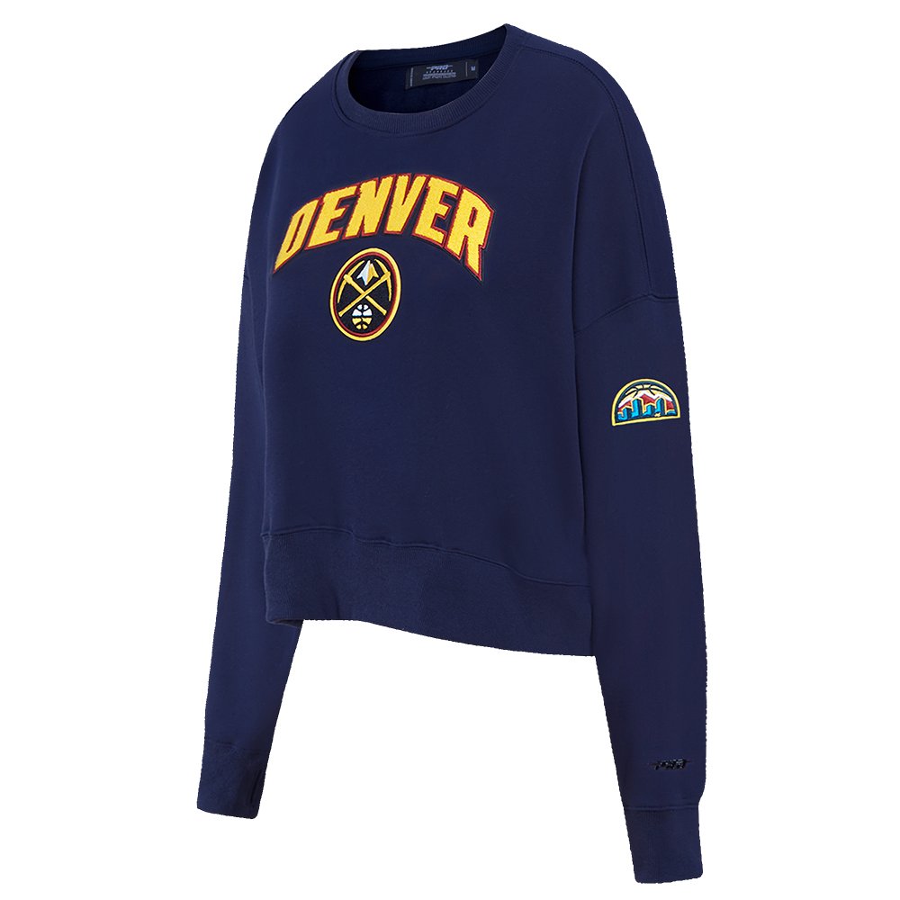NBA DENVER NUGGETS CLASSIC WOMEN'S CREWNECK (MIDNIGHT NAVY)