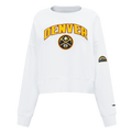 NBA DENVER NUGGETS CLASSIC CHANDAIL À COL ROND POUR FEMME (BLANC)