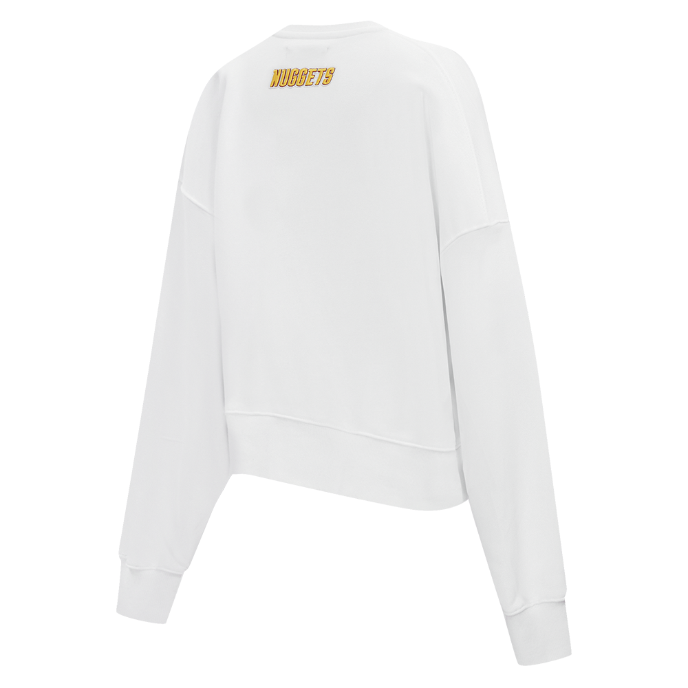 NBA DENVER NUGGETS CLASSIC CHANDAIL À COL ROND POUR FEMME (BLANC)