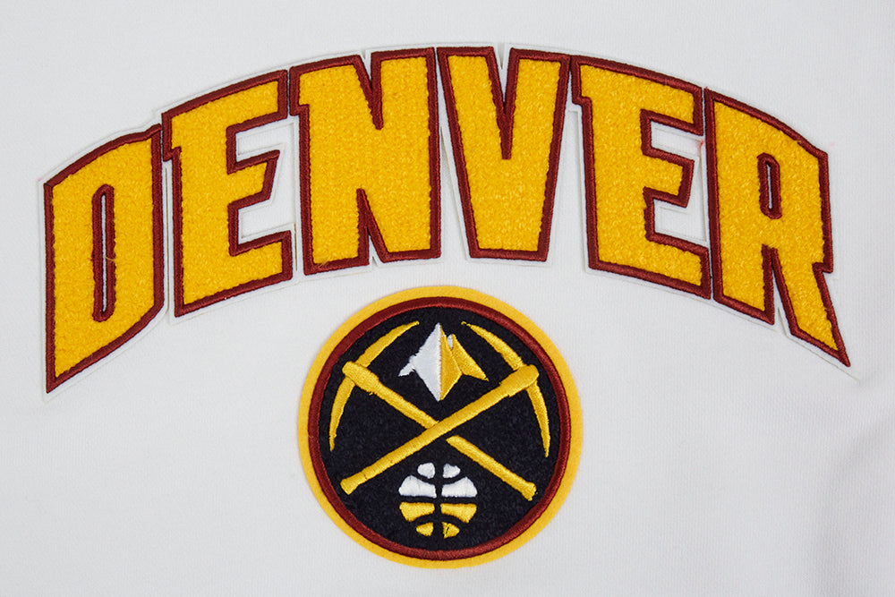 NBA DENVER NUGGETS CLASSIC CHANDAIL À COL ROND POUR FEMME (BLANC)