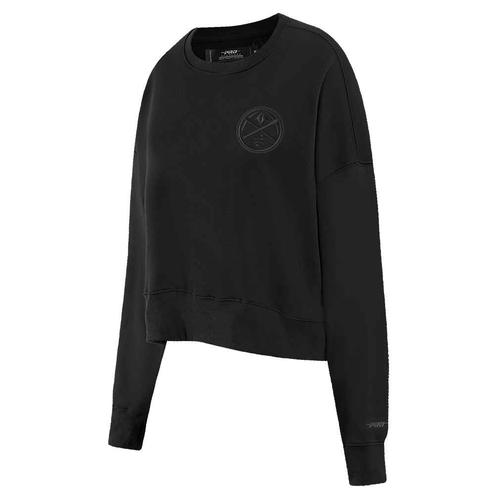NBA DENVER NUGGETS NEUTRAL WOMEN'S CREWNECK (BLACK)