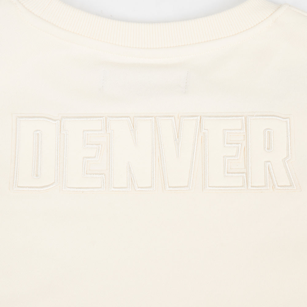 NBA DENVER NUGGETS NEUTRAL CHANDAIL À COL ROND POUR FEMME (COQUILLE D'ŒUF)