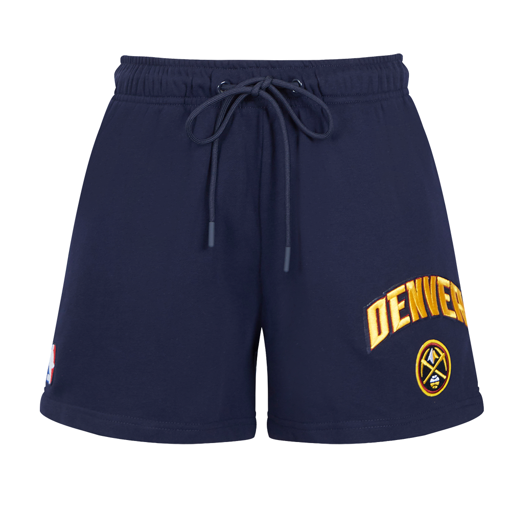 NBA DENVER NUGGETS CLASSIC WOMEN'S FLEECE SHORT (MIDNIGHT NAVY)
