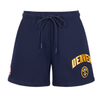 NBA DENVER NUGGETS CLASSIC WOMEN'S FLEECE SHORT (MIDNIGHT NAVY)