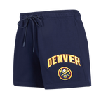 NBA DENVER NUGGETS CLASSIC WOMEN'S FLEECE SHORT (MIDNIGHT NAVY)