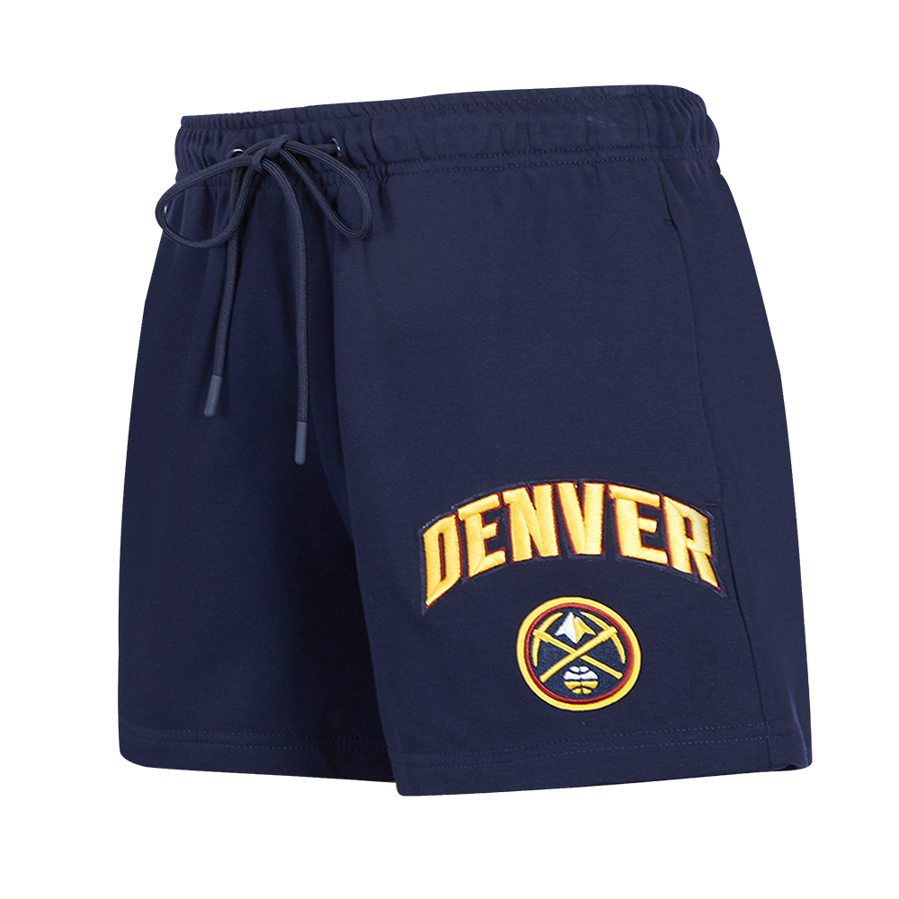 NBA DENVER NUGGETS CLASSIC WOMEN'S FLEECE SHORT (MIDNIGHT NAVY)
