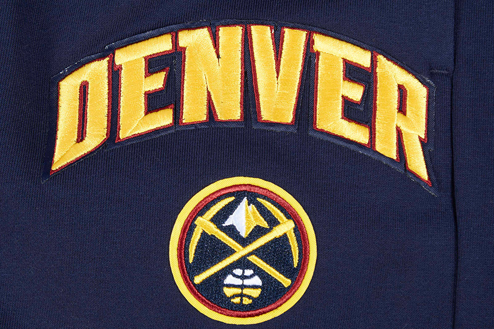 NBA DENVER NUGGETS CLASSIC WOMEN'S FLEECE SHORT (MIDNIGHT NAVY)