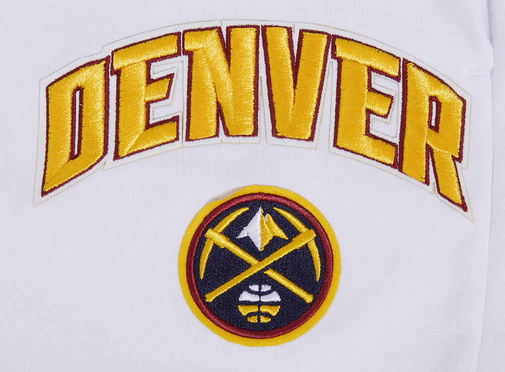 NBA DENVER NUGGETS CLASSIC SHORT EN MOLLETON POUR FEMME (BLANC)