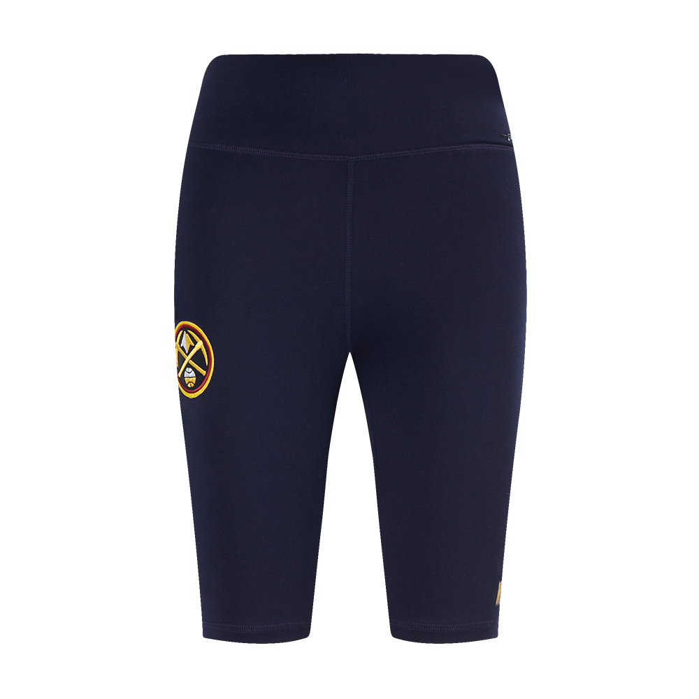 NBA DENVER NUGGETS CLASSIC WOMEN'S COTTON BIKE SHORT (MIDNIGHT NAVY)