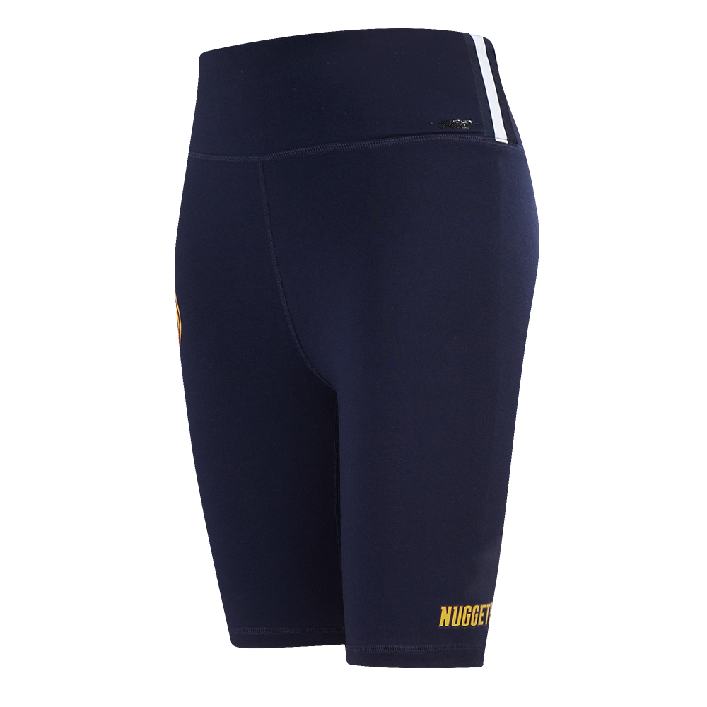 NBA DENVER NUGGETS CLASSIC WOMEN'S COTTON BIKE SHORT (MIDNIGHT NAVY)