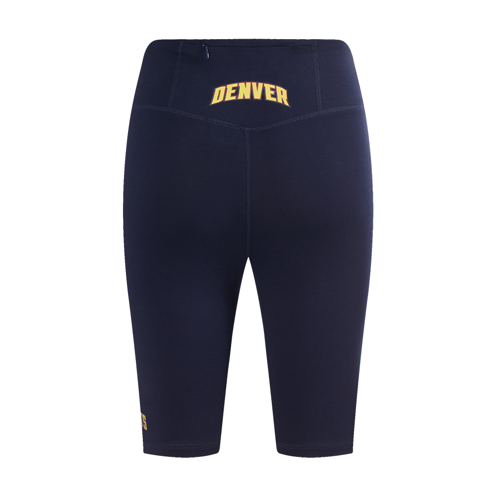 NBA DENVER NUGGETS CLASSIC WOMEN'S COTTON BIKE SHORT (MIDNIGHT NAVY)