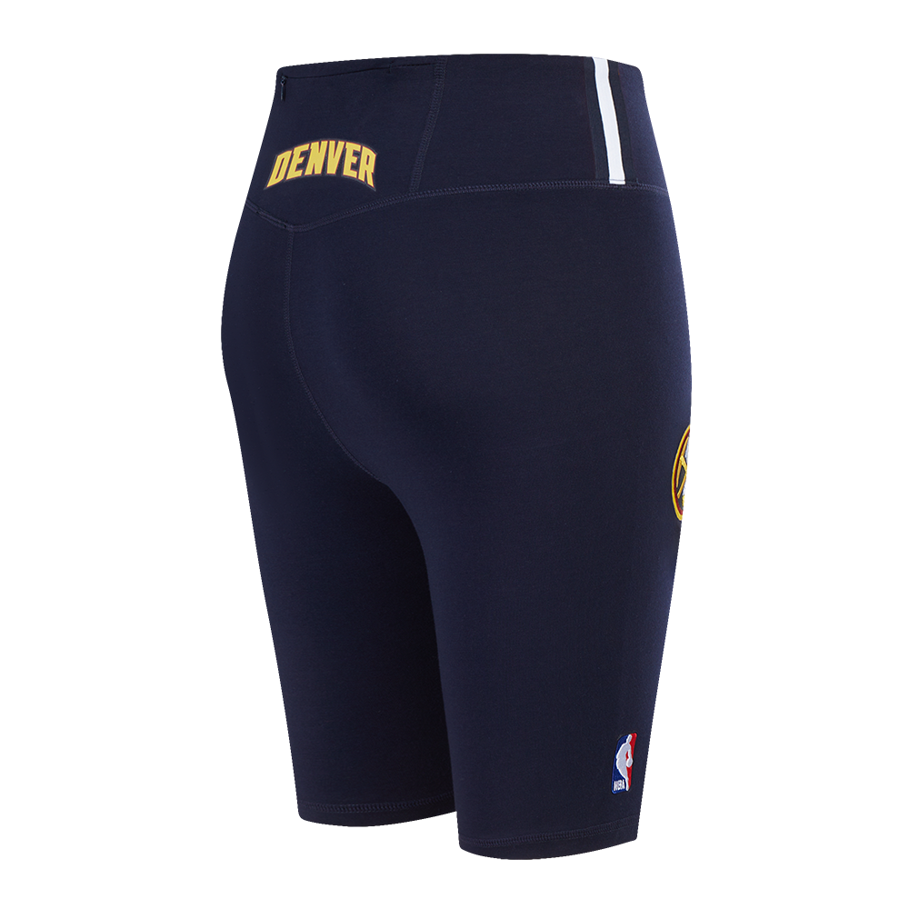 NBA DENVER NUGGETS CLASSIC WOMEN'S COTTON BIKE SHORT (MIDNIGHT NAVY)