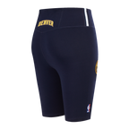 NBA DENVER NUGGETS CLASSIC WOMEN'S COTTON BIKE SHORT (MIDNIGHT NAVY)
