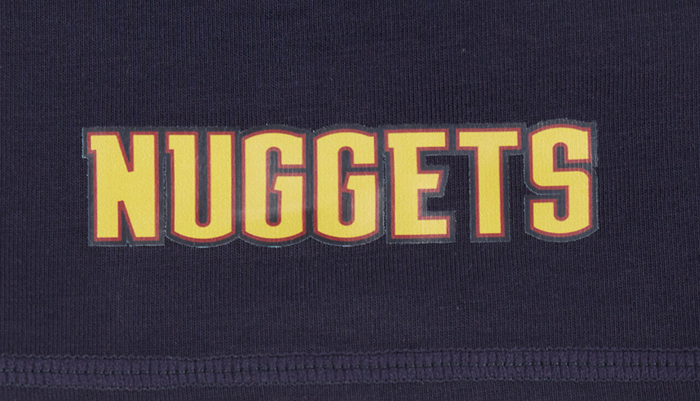 NBA DENVER NUGGETS CLASSIC WOMEN'S COTTON BIKE SHORT (MIDNIGHT NAVY)