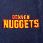 NBA DENVER NUGGETS RETRO CLASSIC WOMEN'S RIB WOOL VARSITY JACKET (MIDNIGHT NAVY/WHITE)