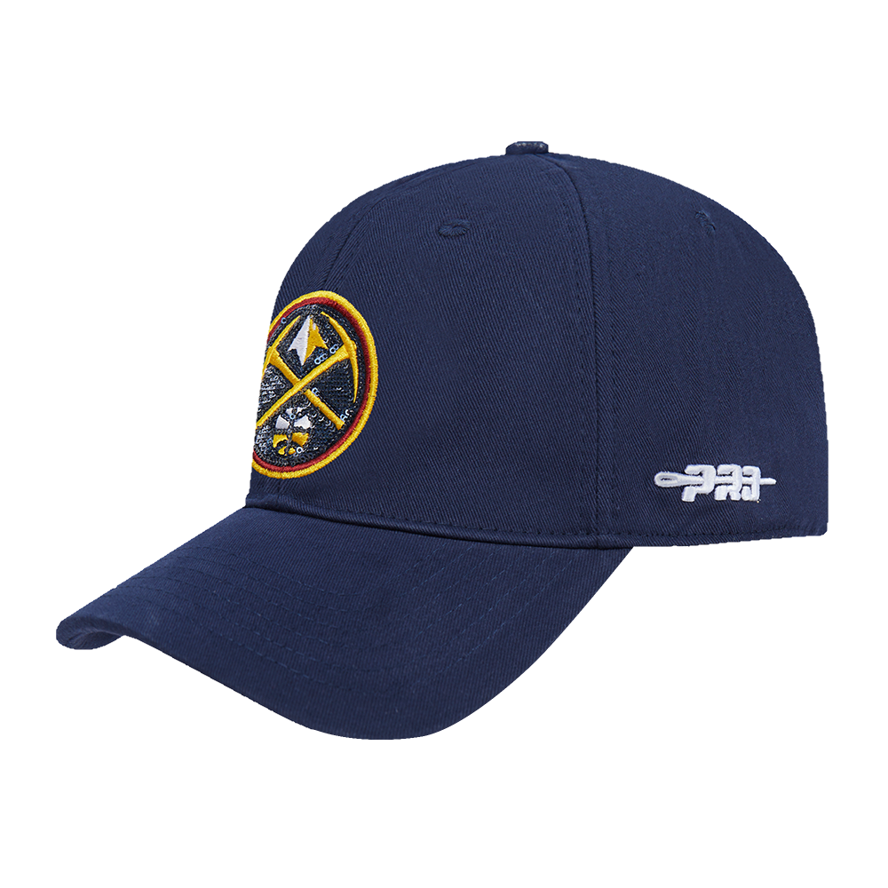 NBA DENVER NUGGETS GAME DAY CLASSICS WOMEN'S DAD HAT (MIDNIGHT NAVY)