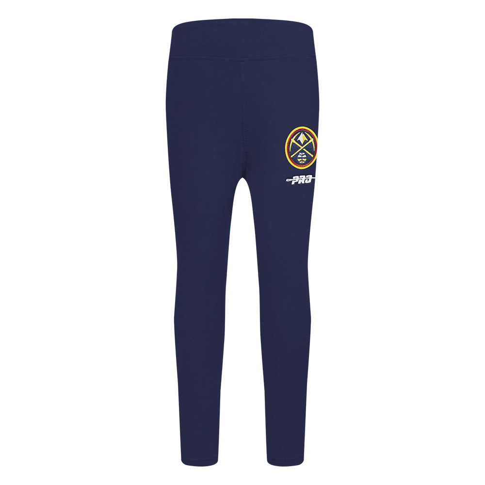 NBA DENVER NUGGETS RETRO CLASSIC TODDLER GIRLS LEGGING (MIDNIGHT NAVY)