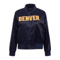 NBA DENVER NUGGETS CLASSIC BLOUSON EN SATIN POUR FEMME (MARINE MINUIT)